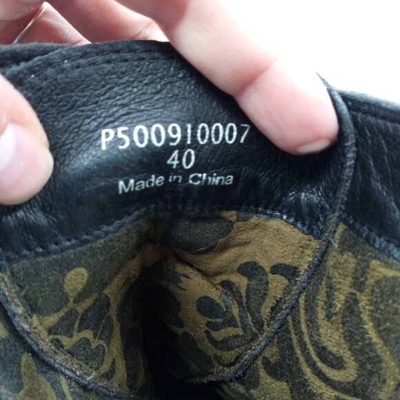 Fly London Suede Gray Woke910Fly Ankle Boots Size 40 US 9-9.5 Lace Up Block Heel - Picture 10 of 13